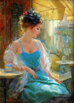 Pretty Woman KR 032 Impressionist Oil Paintings